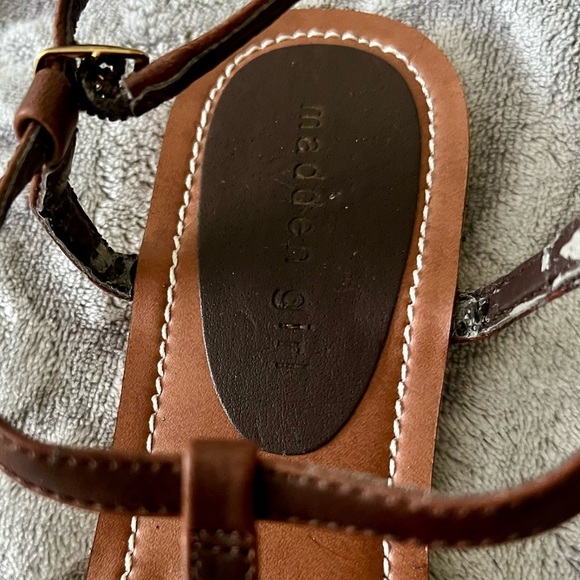 Madden Girl Women’s Brown Floral Sandals Size 8 - Picture 6 of 9